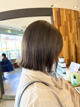ヘアラウンジ アングゥ(hair lounge ungu) オリーブボブ