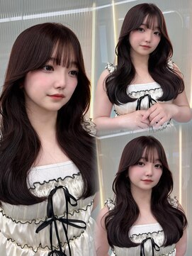 ボタン ハカタ(VOTAN hakata) 博多美容室/ピンクカラー/ワンカラー/韓国ヘア