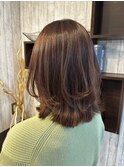 骨格に合わせたレイヤーカット