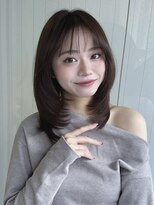 エトラ 渋谷店(etora)&nbsp;◎小顔ヘア　レイヤーカットワンホンヘア韓国ヘア