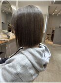 タッセルボブ 透明感カラー