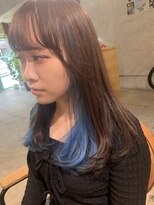 ハップヘアー(hap hair)&nbsp;インナーカラー、人と違った感じがすきな方おすすめ