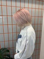 ペレ 原宿(PELE)&nbsp;ダブルカラー/ケアブリーチ/羽エクステ/原宿