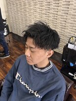ヘアークルーフロムオー(hair crew From-O)&nbsp;緩めツイスパ(アップバング)