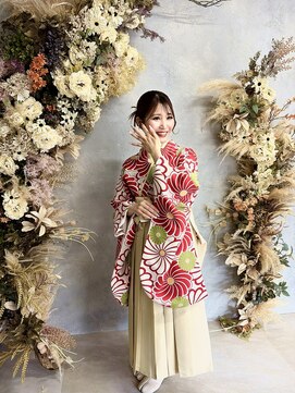 振袖gram名古屋/振袖 袴レンタル/着付け/ヘアセット/名駅 成人式　袴　振袖　レンタル　人気　大人かわいい　トレンド