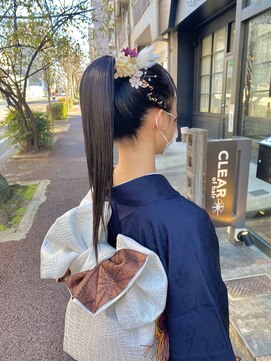 クリアー オブ ヘアー 藤が丘店(clear OF HAIR) ハイポニータイトアレンジ☆