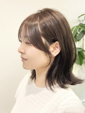 ビューエヒメ(VIEW EHIME) 小顔黒髪レイヤーカット×アッシュカラー20代30代40代