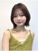ショートボブ/シースルー/顔周り/30代40代50代/原宿2