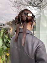 クプラ(Qpula) ヘアセット/リボンヘア #カチモリ
