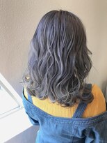 ジゼル(GiseL)&nbsp;ラベンダーブルーシルバー/ダブルカラー/ブリーチ/髪質改善