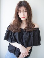 アンジュ ヘアー(Ange hair) アンジュヘアー　シースルーバングの無造作小顔ヘア