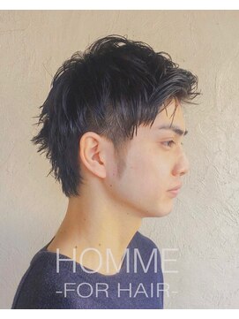 オム(HOMME) ショートヘア 2ブロック