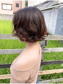 【わだボブ】くせげふうナチュラルパーマ
