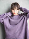 pesca博多駅前店/小顔/オリーブカラー/セミウェットウェーブ