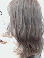 ヘアーサロン トランク(TRUNK)&nbsp;カーキグレージュ　くすみカラー　透明感ベールカラー