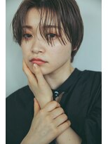 クラン(clan)&nbsp;外ハネボブセクションカラーグラデーションカラーペールベージュ