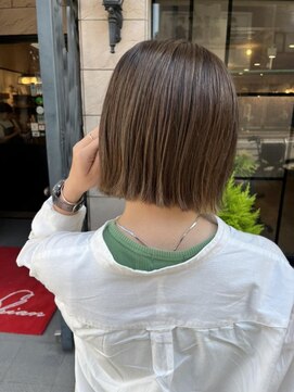 シアン 八王子店(SHIAN) 【SHIANおに】切りっぱなしボブスタイル