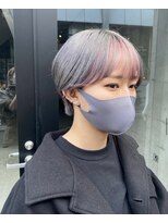 ビヨンドイー(beyond E)&nbsp;シルバーとピンクのインナーカラー