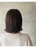 切りっぱなしミニボブ