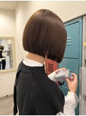 朝の時短ヘア/纏まる艶ボブ【秋山】船橋ボブ/船橋/ボブ/縮毛矯正