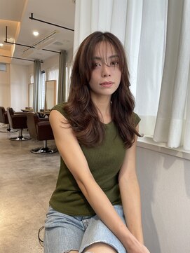 イニット 奈良新大宮(init.) 20代30代40代ストレートミルフィーユカラー寒色系透明感美肌