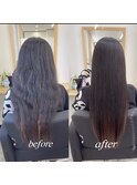 『髪質改善』ストレートエステ（縮毛矯正）（リタッチ可）
