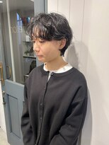 レトン 銀座(leton)&nbsp;ショートパーマ/似合わせカット/くせ毛パーマ/黒髪