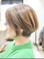 キャンバス 川崎(canvas.)&nbsp;ショートボブ　ハイライト　【窪田】/川崎/美髪カラー/髪質改善/
