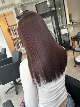 ラフ 難波店(LAFF) #黒髪#ボブルフ#ネビージュ#小顔#ワンレン