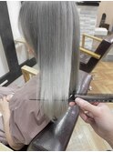 #艶髪シルバーベージュ