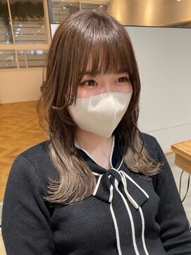 シュプール(SPUR) 小顔くびれ巻き姫カットウェーブ×透明感グレージュ20代30代40代