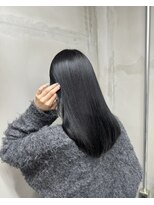 ピンク シー バイ アンジェリカ 瓢箪山2号店(PINQ she by ANGELICA)&nbsp;ブルーブラックストレート