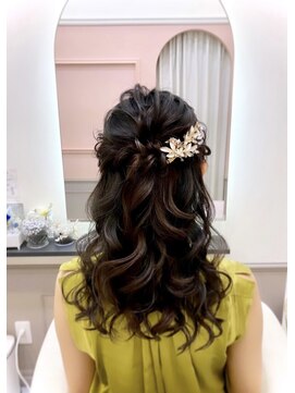 リアン 八幡筋店(lien) 綺麗めハーフアップ♪