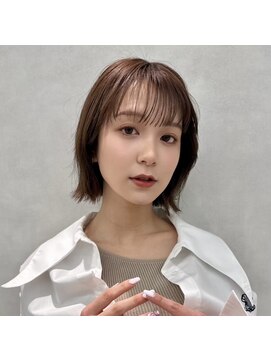 アッシュ 二子玉川店(Ash) 外はねボブ×アッシュブラウン 二子玉川