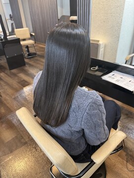 スタイル 皆実店(STYLE) ブルーブラック/ミディアム/トリートメント/髪質改善