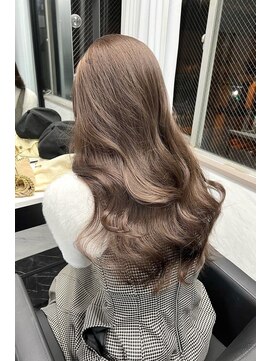 ランズ(LANDS) ブリーチなしダブルカラー　ベージュ 【韓国ヘア 大阪 梅田】