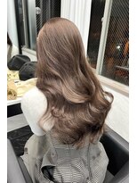 ランズ(LANDS) ブリーチなしダブルカラー ベージュ 【韓国ヘア 大阪 梅田】