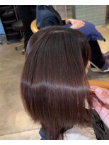 ロンド シャルム 吉祥寺(Lond charme) ブリーチなしチェリーブラウン髪質改善縮毛矯正酸性ストレート2