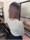 ツヤ感ストレート_切りっぱなしボブ