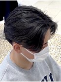 曲がる縮毛矯正×センターパート　ひたちなか/メンズ