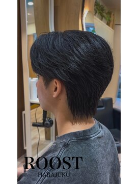 ルースト 原宿店(ROOST) ニュアンスパーマ/センターパート/渋谷/原宿/パーマ