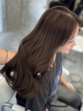 アイシー 表参道(ICY) 大人かわいいブリーチなしヘーゼルベージュ