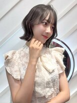 ロンドヴァリー 渋谷店(Lond vallee)&nbsp;くびれボブ×透明感グレージュ