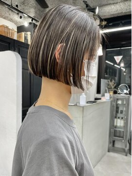 キラ 渋谷(KILLA) コントラストハイライトカラー/ボブダブルカラー/白髪ぼかし