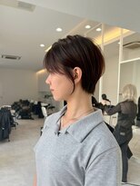 ジュベ 別府店(juve.)&nbsp;別府ショートボブ顔まわりレイヤーカット髪質改善カラー