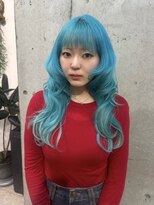 ラニヘアサロン(lani hair salon)&nbsp;ライトブルー/ブリーチ/ハイトーン