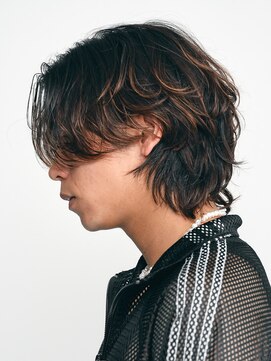 バイフィフス 原宿/表参道(by fifth) メンズシースルーマッシュニュアンスパーマシャドウパーマテテ風