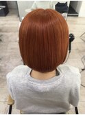 オレンジカラーブリーチカラー