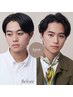 《メンズ限定》 カット+炭酸ヘッドスパ+眉カット　6710→6050