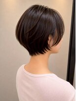 エイム ヘア リンク 長津田店(eim hair rink) 大人可愛い丸みショート/小顔/暗髪/ツヤ髪【長津田/髪質改善】